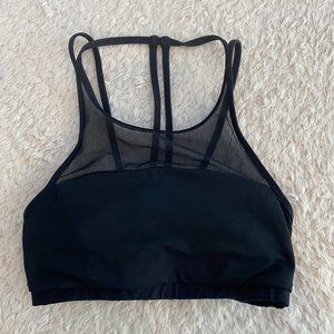 Lululemon Sz 4 High Neck Mesh Bra